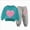 Blue, variant on 2-3 Years Child Baby Girl Outfits Shirt Pants Fall Winter Clothes Long Sleeved Sweatshirt Pants Casual Two Piece Set Girls Blue Tracksuit