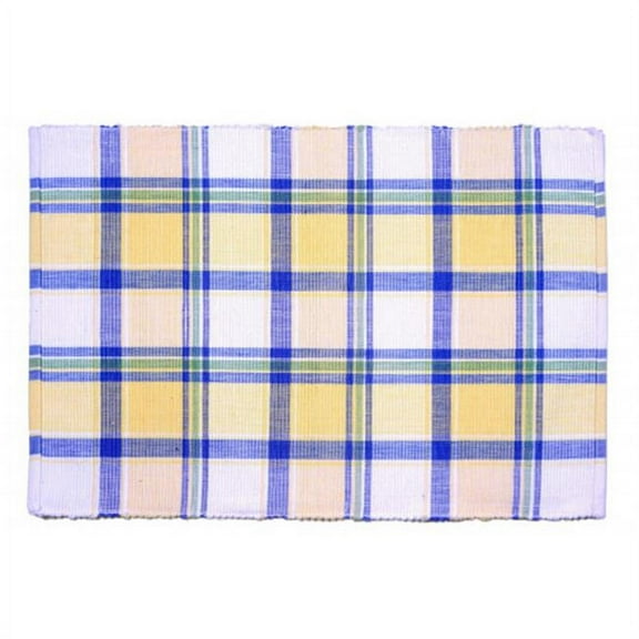 AG-01711S-4 19 in. Ribbed Placemats, St. Jean - Set of 4
