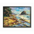 thumbnail image 2 of Stupell Geometric Downeast Rocky Coast Framed Giclee Texture Art 11 x 14, 2 of 4