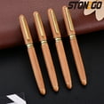 thumbnail image 3 of STONEGO Classic Luxury Wooden Fountain Pen - 0.5mm Signature Fountain Pen with Elegant Wooden Design - Perfect for Gift Giving, Professional Office Writing and Decorative Desktop Accessories, 3 of 7