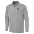 thumbnail image 2 of Men's Antigua  Gray Pittsburgh Steelers Reprocess Quarter-Zip Top, 2 of 4
