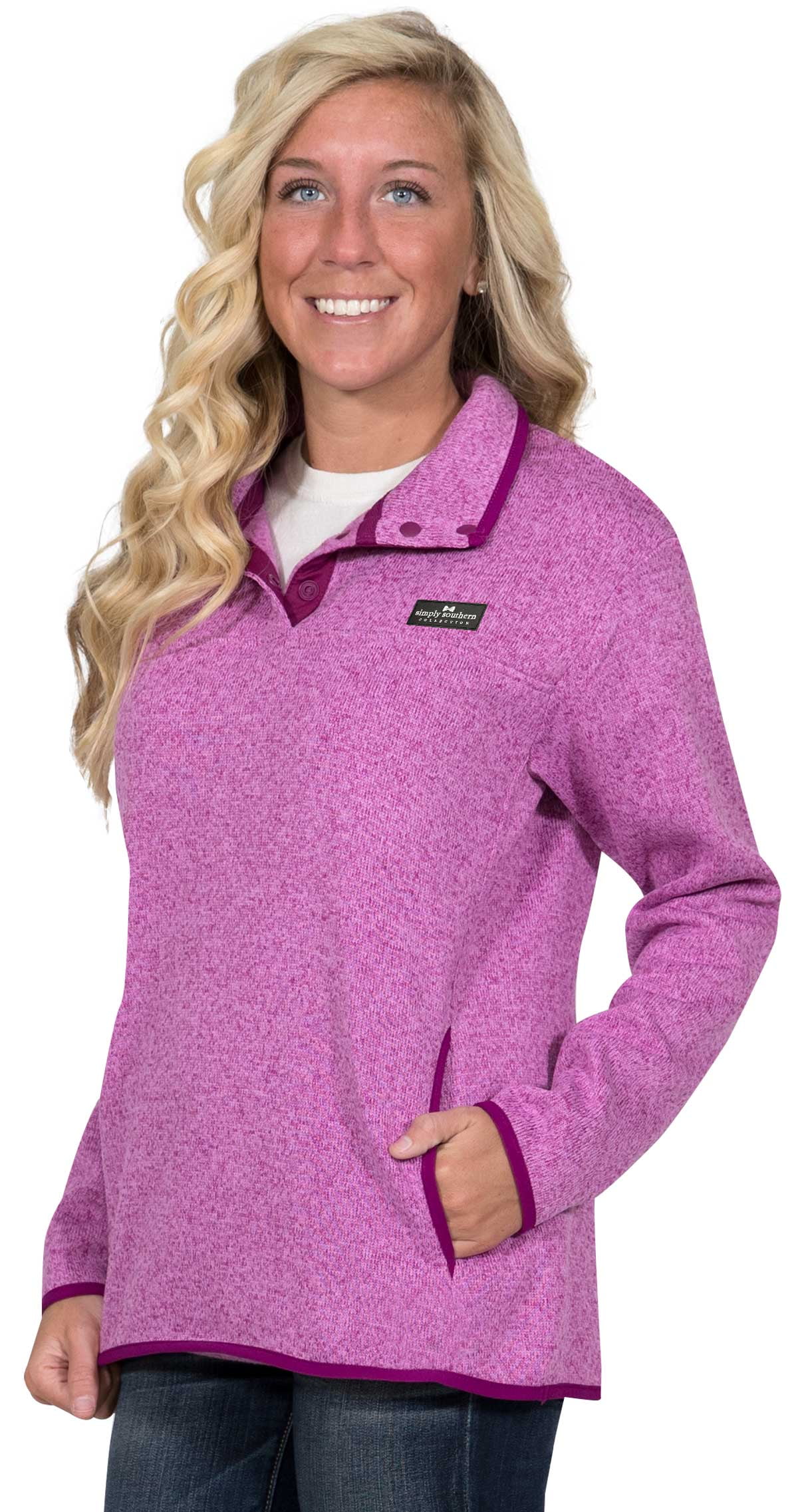 pink pullover women's