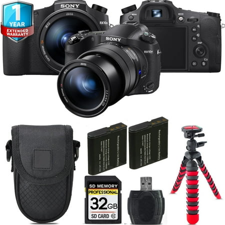 Sony Cyber-shot DSC-RX10 IV Digital Camera + 1 Yr Warranty +Tripod + Case -32GB Kit