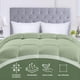thumbnail image 3 of Ropa de cama Edreforter Utopia, tamaño doble, para todas las estaciones, color verde salvia, 3 of 7
