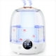 thumbnail image 1 of Humidificadores para Dormitorio, Tanque de 3 L, 30 H de Duración, 20 DB de Niebla Silenciosa, Boquillas Dobles, Luces LED, para Habitaciones de Bebés y Grandes., 1 of 5