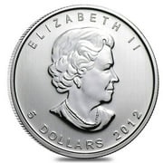 2012 1 oz Canadian Silver Maple Leaf Coin BU (Sealed)
