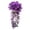 Purple, variant on Artificial Hanging Violet Flower Vine Faux Floral Garland for Wall Decor Home Garden Wedding Decoration Cascading, Hydrangea Artificial Flowers for Indoor Outdoor Hanging, 30.7" Red