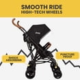 thumbnail image 5 of Cochecito doble Jeep PowerGlyde Plus Side x Side de Delta Children, negro, 5 of 5