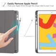thumbnail image 3 of Case For Ipad 10.2 2019, Ultra-Thin Soft Tpu Back Cover, Protective Case With Built-In Ipad Pen Holder, Automatic Sleep / Wake Up, For 10.2 "Ipad 7th Generation, Gray, 3 of 7