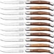 thumbnail image 1 of Cuchillo de Mango de Madera LaguioleWoodLight 10pzas 23 cm Madera Café Claro Acero Inoxidable Cuchillo para carne., 1 of 4