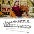 thumbnail image 5 of Unique Bargains 1 Pc Waist Chain Retro Adjustable Waist Cord for Women Silver Tone, 5 of 6