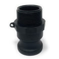 thumbnail image 4 of Gloxco Polypropylene Type F Cam and Groove Fitting, 1-1/2" Male Camlock Adapter x 1-1/2" Male NPT (CAM-15-F-PP), 4 of 6