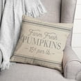 thumbnail image 3 of Creative Products Farm Fresh Pumpkins 18 x 18 Spun Poly Pillow, 3 of 3
