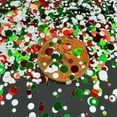thumbnail image 2 of Christmas Blast Dot Glitter Confetti (1oz = 28g), 2 of 2