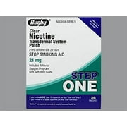 Rugby Nicotine Transdermal Patch, 21 mg, 28 Count