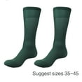 thumbnail image 5 of Mens Thin Dress Socks Silk Sheer Business Socks Soft Nylon Work Trouser Socks Over the Calf Socks Knee High Dress Socks, 5 of 21