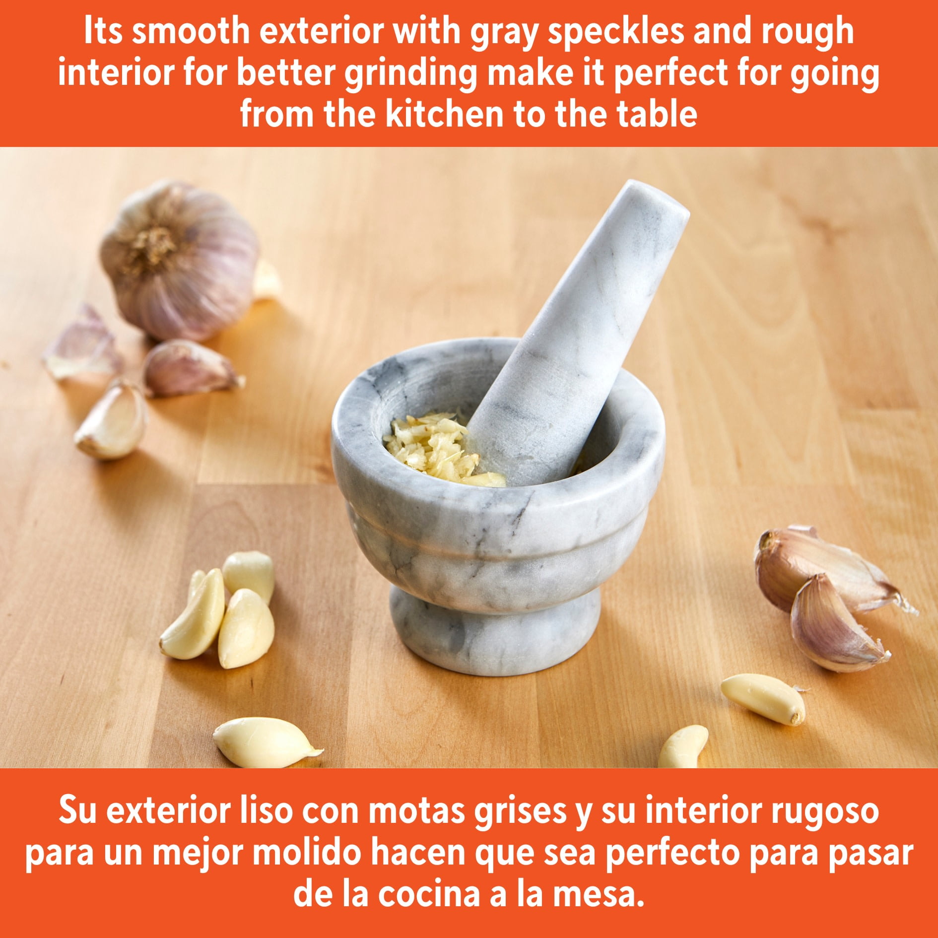 IMUSA 3.75in Marble Mortar & Pestle