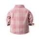 thumbnail image 3 of Gibobby Blusa Casual Para Niños Chaqueta de franela para niños pequeños, a cuadros, de manga larga, con solapa y botones, para bebés, niños y niñas, camisa, abrigo, prendas de(Rosa, 12-18 Meses), 3 of 4