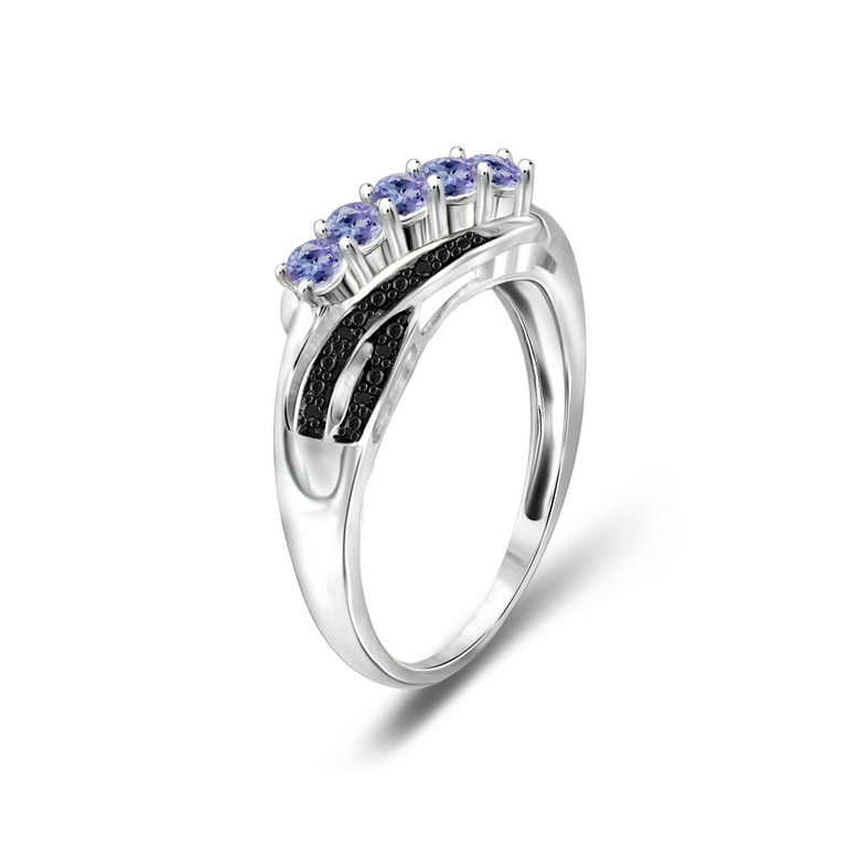 JewelersClub Tanzanite Ring Birthstone Jewelry 0.35 Carat