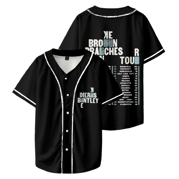 Dierks Bentley Merch Broken Branches Tour 2025 Shirt Unisex T-Shirt Short Sleeve Casual Shirts