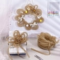 thumbnail image 5 of 25 yardas de tubo de malla dorada, tubo de malla de 8 mm, tubo de malla decorativa Deco Flex, cinta de tubo flexible, 5 of 5