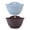 Blue+Coffee, variant on Semi Circle Wall Mounted Planter,2 Pack Faux Wicker and Rattan Style Half Round Flower Pot Half Round Flower Pot Plant Baskets Container Flower Pot for Home Office Balcony Fence