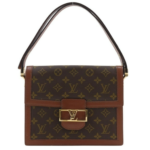 Pre-Owned Louis Vuitton Sac Dauphine Shoulder Bag M51410 Monogram Canvas Brown A5... (Good)