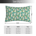 thumbnail image 2 of Salouo SHIBA WITH FLORAL Pattern Pillow Cases,1PC Pillow Covers with Envelope Closure Decorative Pillow Case for Bed Couch,Pillows Not Included-20"x30", 2 of 6
