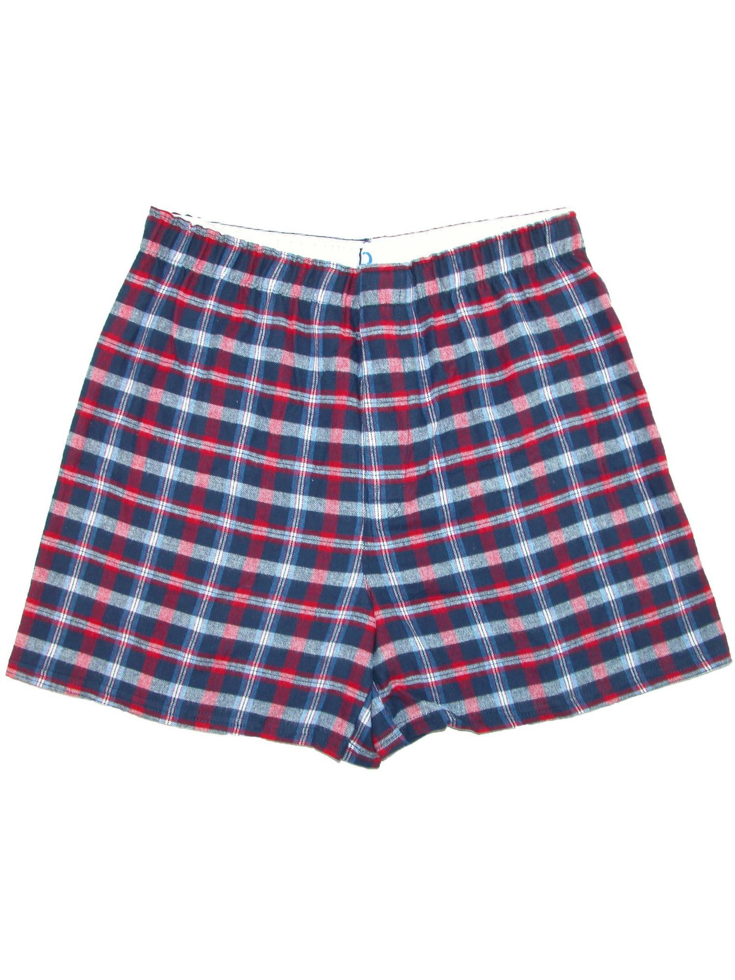 Boxercraft Boxercraft Cotton Flannel Plaid Boxer Sleep Shorts (Men's