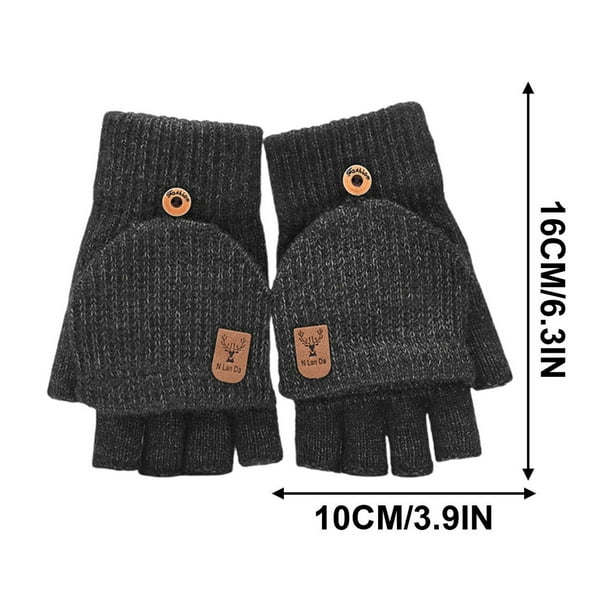 Gants Chauffants USB Unisexes – Tricot Tactile, 3 Températures, Lavables, Corde De Suspension, Idéal Hiver