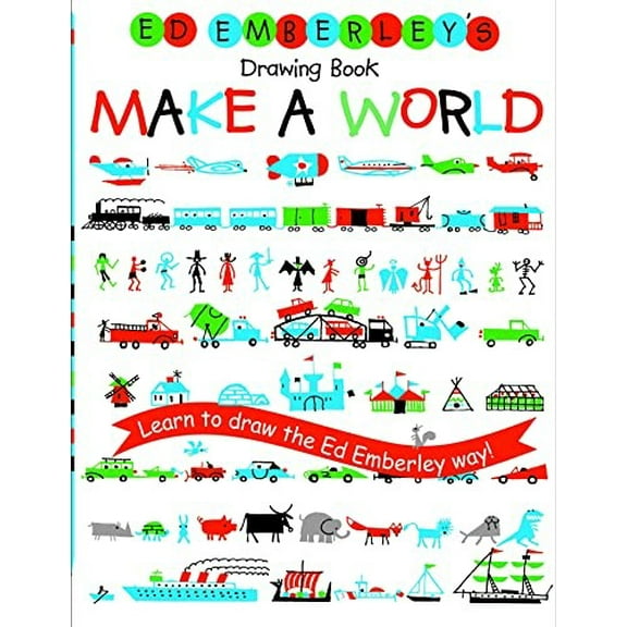 Pre-Owned Ed Emberley's Drawing Book: Make a World (Paperback) 0316789720 9780316789721