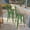 Green, variant on Flash Furniture 4 Pk. 30" High Blue Metal Barstool with Back and Wood Seat