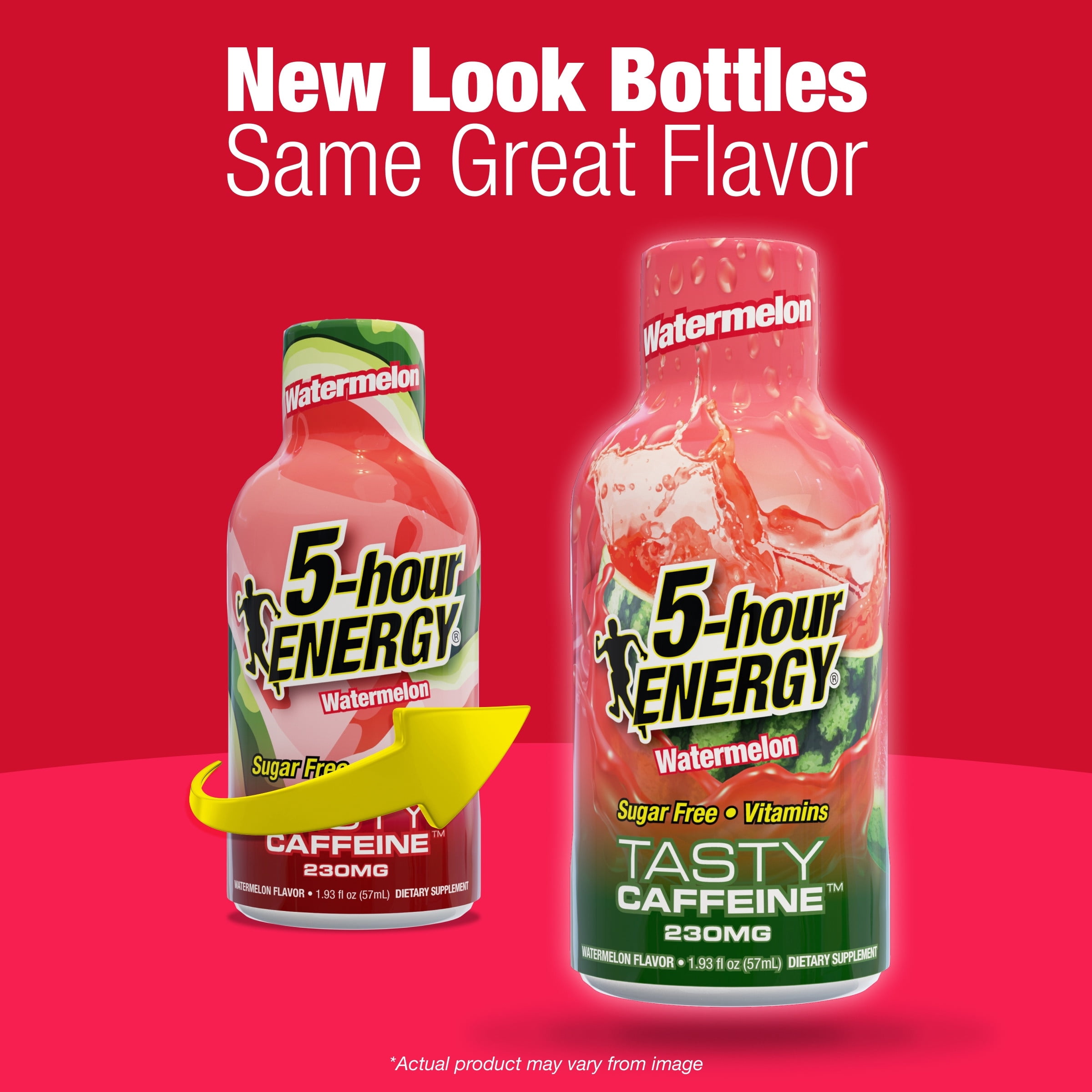 5-hour ENERGY Shot, Watermelon Flavor, 1.93 fl oz, 4 Count