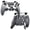Dark New Hope Gray, variant on eXtremeRate Beyond-ARC Full Shell Kit for PS5 Edge Controller, Faceplate, Rubberized Grip Back Plate, Buttons & 6 Swappable Thumbsticks - White
