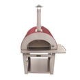 thumbnail image 2 of VENICE Outdoor Wood Fired Pizza Oven in Red, 2 of 13