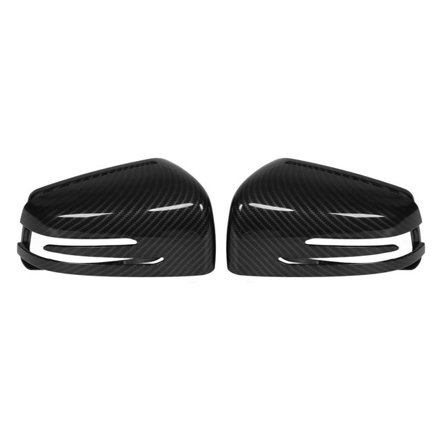 Cubierta para espejo retrovisor de puerta, estilo de fibra de carbono A2128100164, repuesto para Mercedes-Benz W176 W246 W204 W212 W221