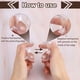 thumbnail image 3 of Paquete de 10 Bolas Transparentes Rellenables de 2.8 Pulgadas, Bolas de Plástico Colgantes Decorativas para Manualidades DIY, 3 of 6