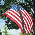 thumbnail image 6 of Anley Flag Mourning Streamer (Ideal for 3x5 FT Flag) Half-Mast Mourning Ribbon - Double Stitched - Honoring The Fallen Half-Staff Mourning Streamer, 6 of 7
