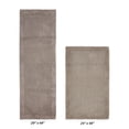 thumbnail image 2 of Better Trends 2 Piece Premium Bathroom Rug Set 100% Cotton Soft Tufted Reversible Bath Rug Water absorbent Bath Mat for Bathroom Shower and Tub Use, Edge Collection Beige (24" x 40" | 20" x 60"), 2 of 3