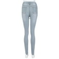 thumbnail image 3 of Puntoco Pants on clearance，Women Casual Slim Skinny Mid Waist Jeans Denim Long Pants Jeans Slim Trousers, 3 of 7