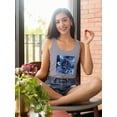 thumbnail image 2 of Watercolor Astrology V Racerback Tank Women -Grace Popp Designs, Female Small, 2 of 4