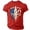 Red, variant on Men's USA 250 Years Patriotic Fighter Jet T-Shirt American Flag Graphic 1776-2026 Anniversary Tee