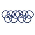 thumbnail image 2 of 10 rollos de cinta adhesiva para manualidades, rayas, colores surtidos, diseño gráfico, ideal para patrones y costura. Azul, 2 of 9