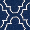 thumbnail image 2 of Safavieh Dhurries Navy Contemporary Rug - Round 7', 2 of 3