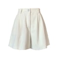 thumbnail image 1 of Minnieouse Poliéster Mujer Corto Fácil de combinar Elegante Moda Adelgazante Color sólido Niñas Compras Pantalón Ropa Prendas para la parte inferior del cuerpo Beige SG Minnieouse AP019244-08, 1 of 6