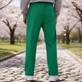 thumbnail image 6 of Men's Baggy Sweatpants Straight Leg Open Bottom Joggers Casual Lightweight Athletic Pants with Pockets, 3XL, 6 of 6