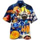 thumbnail image 3 of Blusa de manga corta de verano para playa, con estampado 3D, colorida, con botones de bolos, para hombre, camisa hawaiana, camisas de solapa de alta calidad para uso profesional, 3 of 5