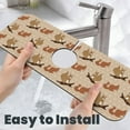 thumbnail image 6 of Kdxio Squirrel nut backgrounds Pattern Non-Slip Diatom Mud Faucet Drain Pad,Self Absorbent Mat for Kitchen Sink for Variety Kitchen & Bathroom Countertops, 6 of 7