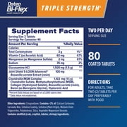 Osteo Bi-Flex Triple Strength Joint Health Supplements with Glucosamine Chondroitin Tablets, 80 Ct
