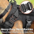 thumbnail image 3 of Ubiuo Tactical Dog Harness And 4ft Bungee Leash, Military Dog Harness Set For Large Medium Dogs, Hunting, Training - -, 3 of 5